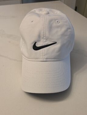 Nike Legacy 91 White Cap with Black Swoosh
